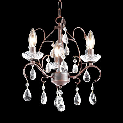Mini Crystal Chandelier 3 - Light Chandelier
