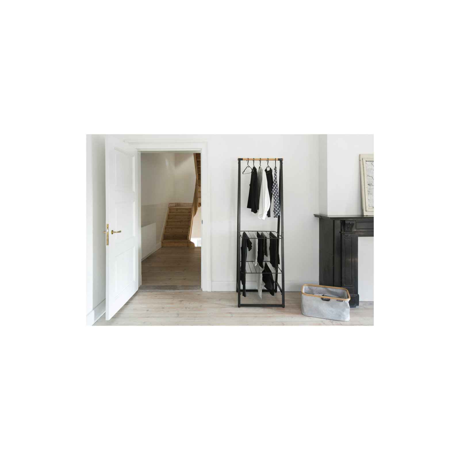 Brabantia Linn Garment Clothes Rack, Small, Black