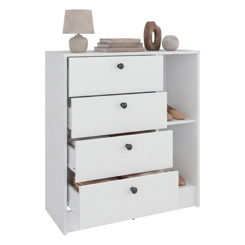 Armoire de rangement moderne à 4 tiroirs Sienna Luxe