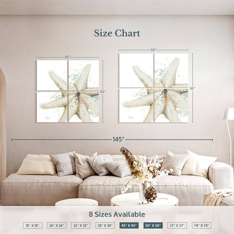 Aletra Water Starfish, 45" H x 45" W