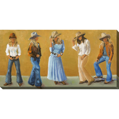 Art mural sur toile Cowgirls