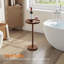 Table de bout ronde en bambou-910123401