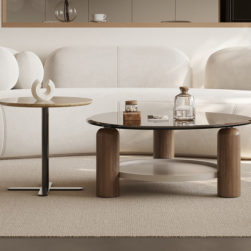 Modern Simple Style Coffee Table Set