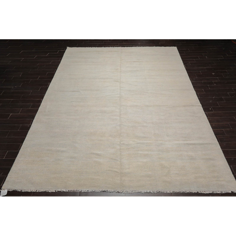 Tapis oriental noué à la main en beige