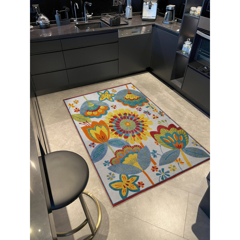 Tapis rectangulaire Bethesde, Tapis de couloir 3 pi 4 po x 9 pi 11 po