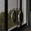 Brendle 2 Door Wardrobe - High Gloss Front, Soft Close Doors, Polished Metal Handles-39703056