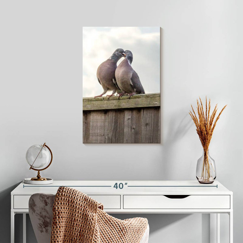 Cour de Brampt Pigeon, H 24 po x l 16 po