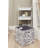 Martha Stewart Essential Collapsible Stackable Decorative Multipurpose Home Storage Organizer Craft Cube For Books, Office Supplies, Linens and Tools