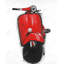 Toile rétro rouge avec scooter italien | Décoration intérieure