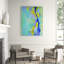 Subaquatic Blues' Framed Print on Canvas