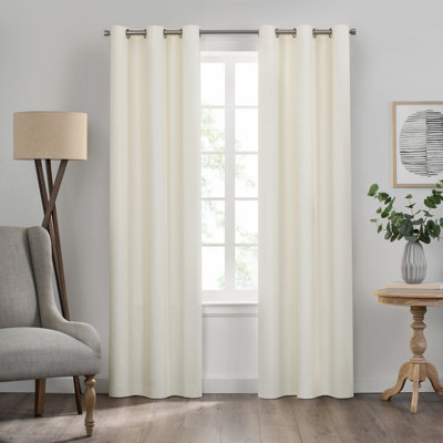 Eclipse Kendall Grommet Solid Blackout Curtain Panel