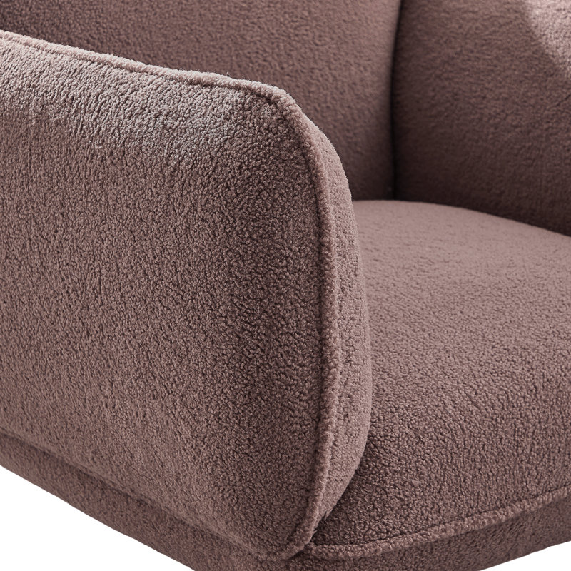 Mineta 33,86 po de large, Boucle rose foncé