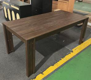 Table de salle à manger à double tranchant, Brun