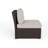 Martha Stewart Bedford Outdoor Modular Rattan Wicker Patio Sectional Sofa Center Seat-109713907-109713906