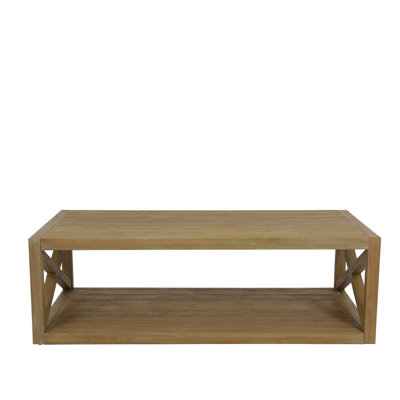 Coastal Teak Outdoor Coffee Table