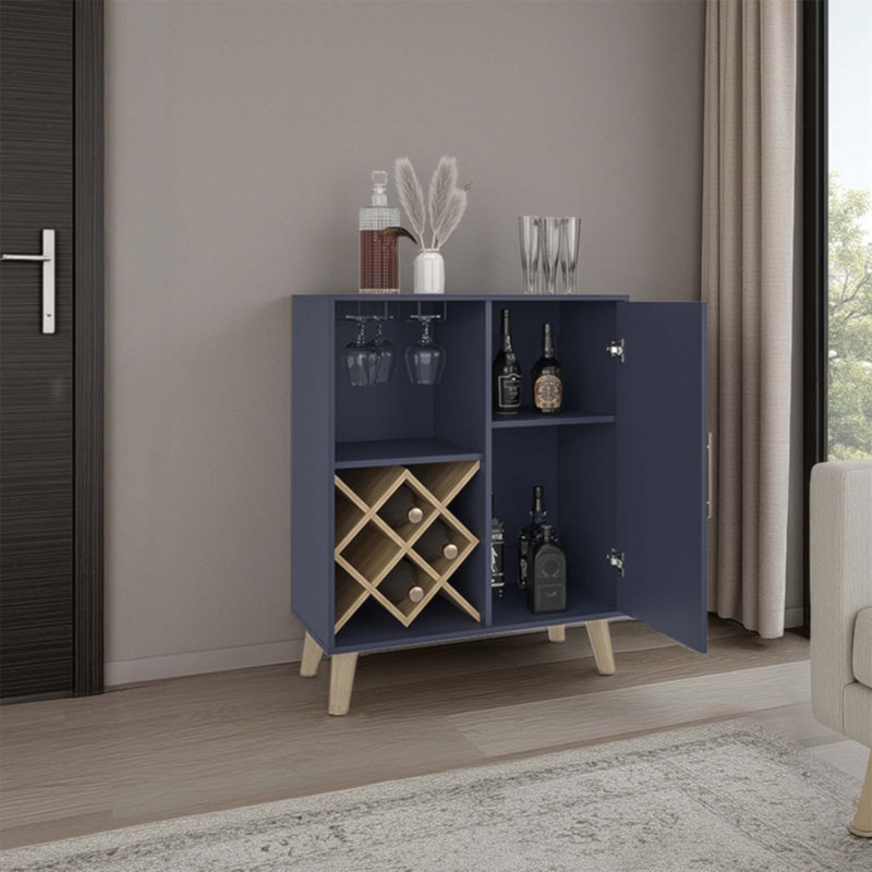 Armoire de bar moderne avec rangement ouvert Cave