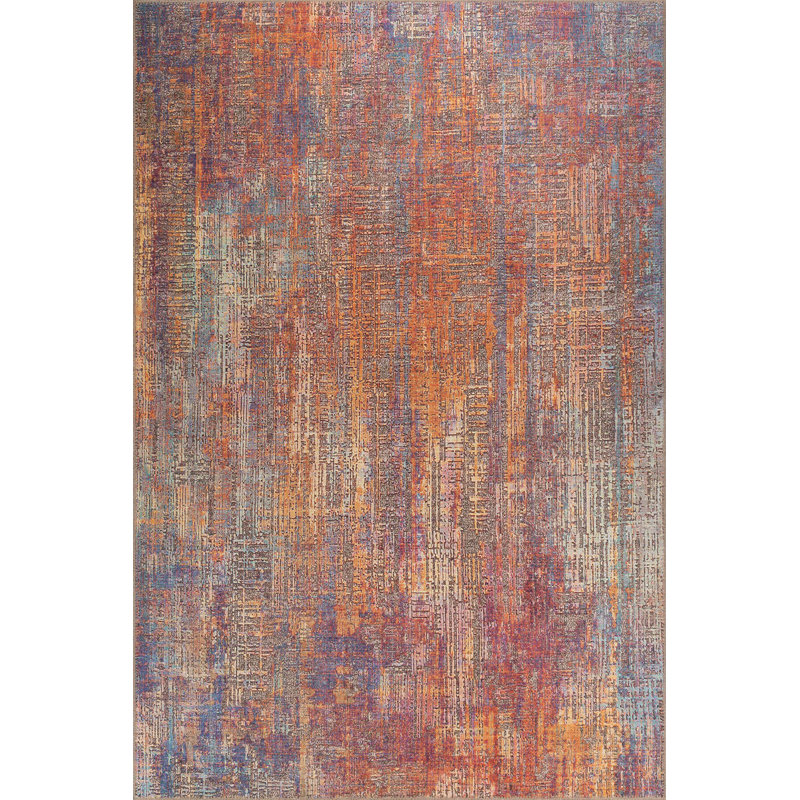 Vonzay Luxurious Area Rug, 6.9 x 10.2 Feet, 100% Polyester, 1850 g/m² | Soft Pile Height: 0.16 Inches | Eco-Friendly Recycled Poly Cotton Backing | Machine Carpet, Easy to Maintain, Perfect for Living Room & Bedroom Décor