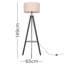 Ismay 149 cm Morrigan Wood Tripod Floor Lamp with Shelf & XL Reni Shade-1931649196-1931688564-1931688566