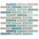 Marianna 1" x 4" Glass Brick Joint Mosaic Wall Tile