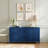 4-Door Storage Accent Cabinet Sideboard-1490673881