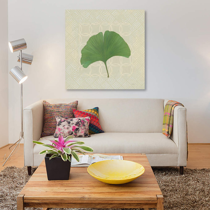 « forest leaves iv », impression sur toile, H 12 po x l 12 po x P 1,5 po, Pas de tapis, Toile tendue