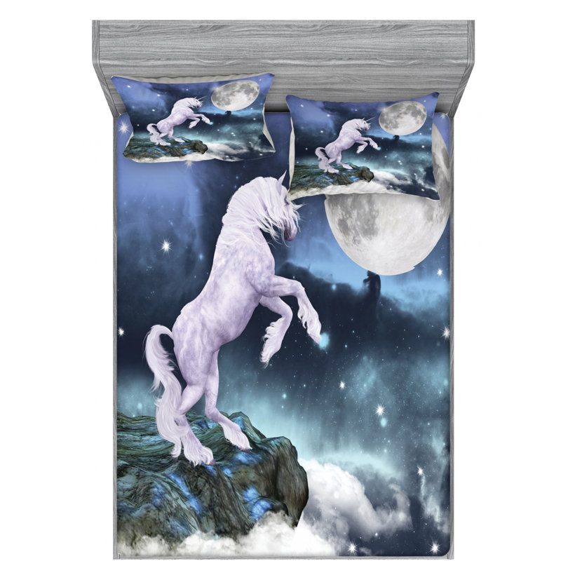 Microfiber Sheet Set, Full Sheet Set with Fitted Sheet