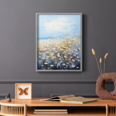 FLORAL Series VI - reproduction encadrée de qualité supérieure - prête à être accrochée - aucun clou requis