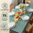 Green Striped Tablecloth 104" x 60"-1632626621-1632619036