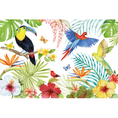 Treasures Of The Tropics III by Kathleen Parr McKenna - Wrapped Canvas Painting