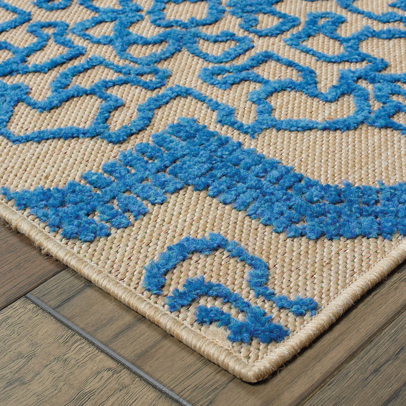 Laub Oriental Indoor / Outdoor Rug, Rectangle 7'10" x 10'10"