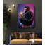 Thug singe avec pièces sur toile-88650028
