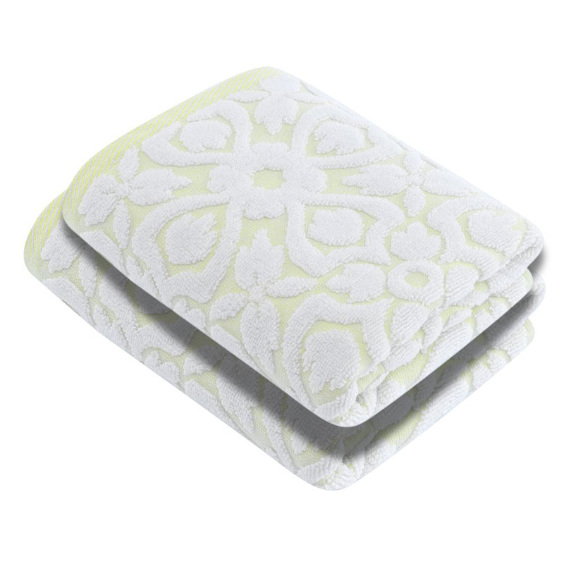 Luxury Turkish Hand Towels 100% Turkish Cotton, Quick Drying, High Absorbency, Soft Towels For Home and Bath, Oversized 20"W x 30"L 2-Piece Hand Towels, Bloom Style