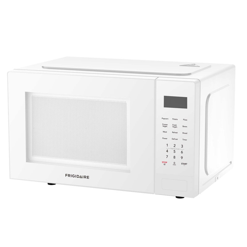 Frigidaire, 0.9 Cu. Ft. Countertop Microwave Oven, White, White