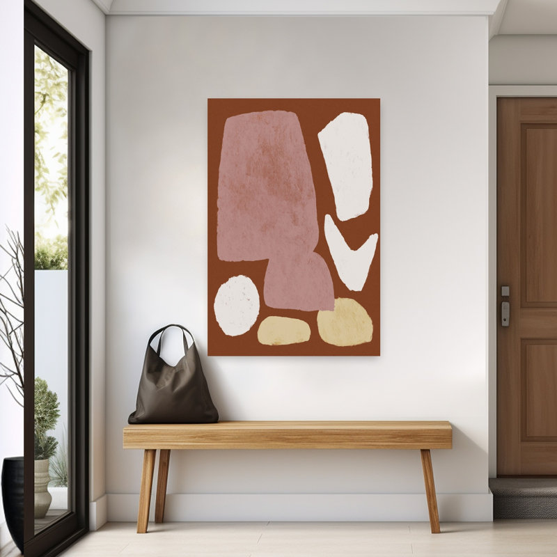 Art contemporain contemporain abstrait, H 60 po x l 40 po