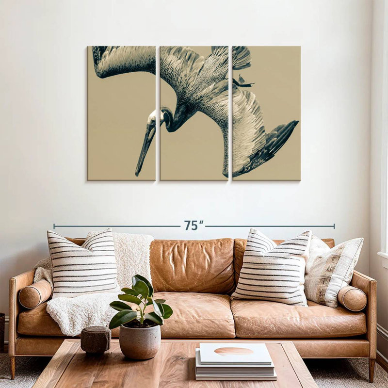 Brampt Flying Pelican, 36" H x 57" W