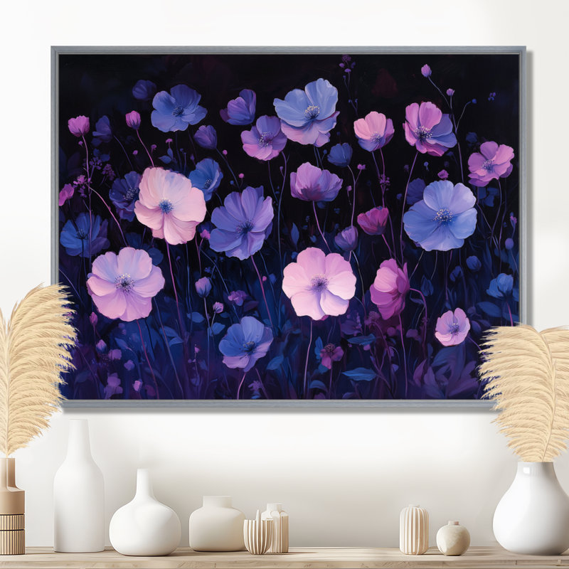 Décoration murale Iphagenia, Argent, H 24 po x l 32 po, Picture Framed