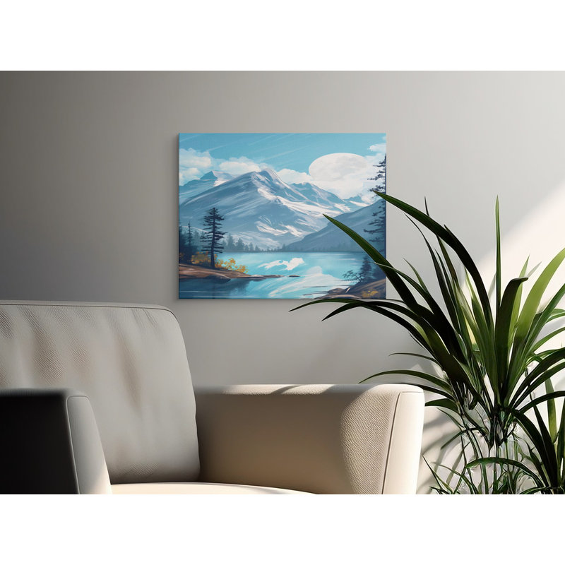 1 Piece Wrapped Canvas Wall Art Set, 38.1 cm H x 76.2 cm W