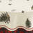 Christmas Tree Floral Round Tablecloth