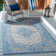 Arneshia Oriental Blue/Beige Indoor/Outdoor Area Rug