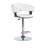 Carmelyn Swivel Upholstered Faux Leather Adjustable Height Counter Stool with Steel Frame-49283428