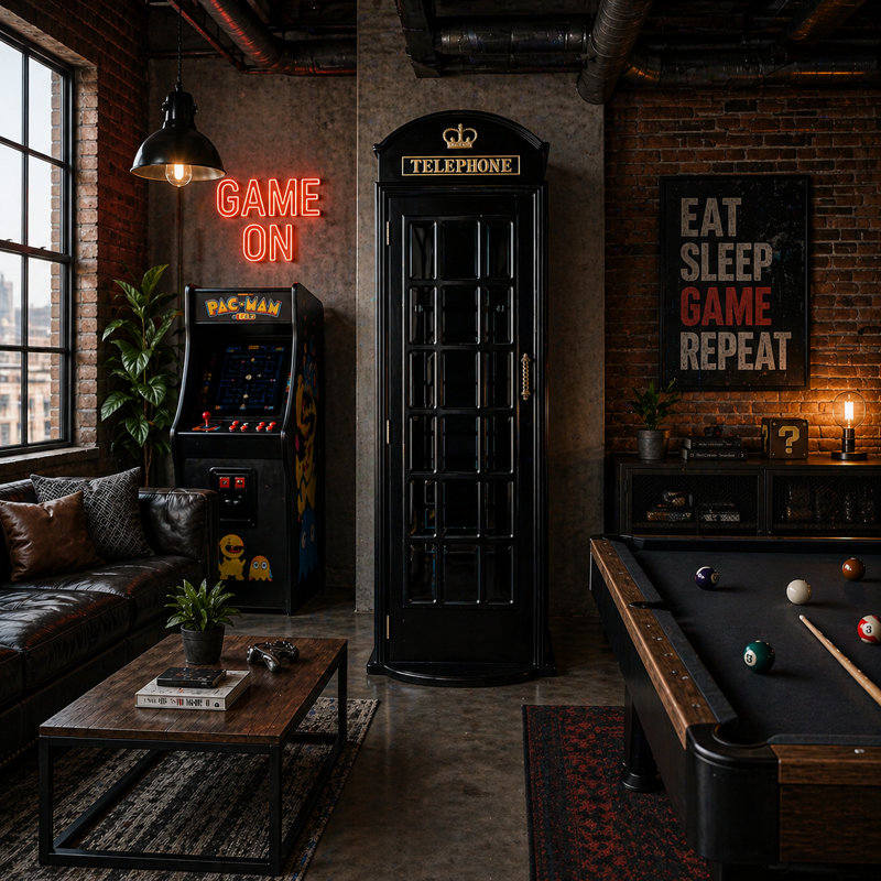 Porte-queues de billard noir et noir par Ram