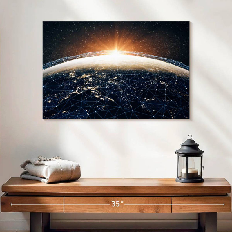 Keiri Digital World, 16" H x 24" W