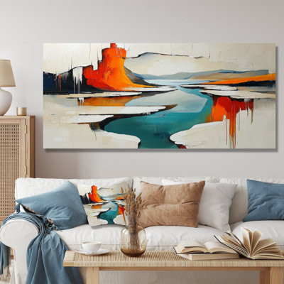 Art mural surréaliste moderne abstrait