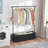 Manvinder 47'' Metal Rolling Clothing Rack