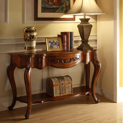 American style wooden console table