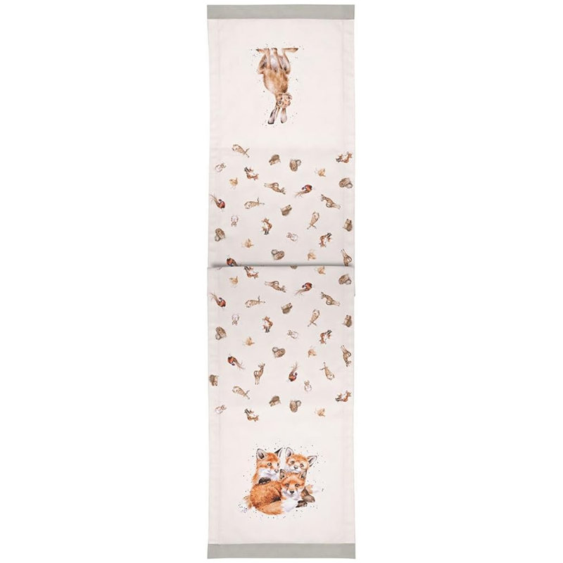 Wrendale Designs 'Woodland' Cotton Table Runner