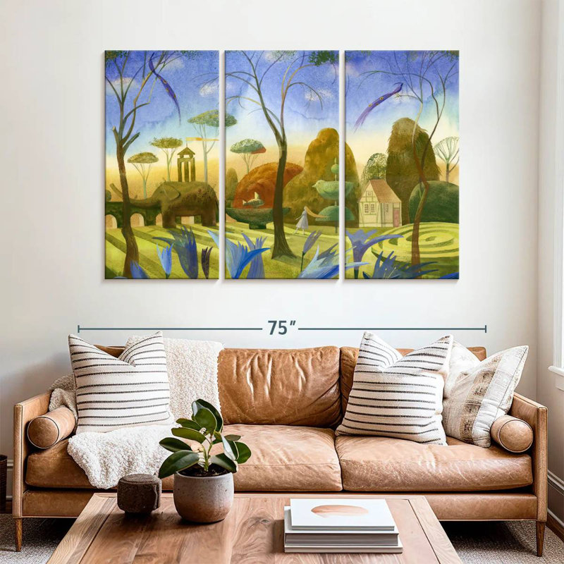 Senne The Magic Garden, 42" H x 65" W
