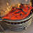 French retro fake flame birdcage heating fireplace-1711057667