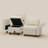 Colusa Faux Leather Double Seat Sofa Small Memory Foam Storage Couch For Apartment-1982165247