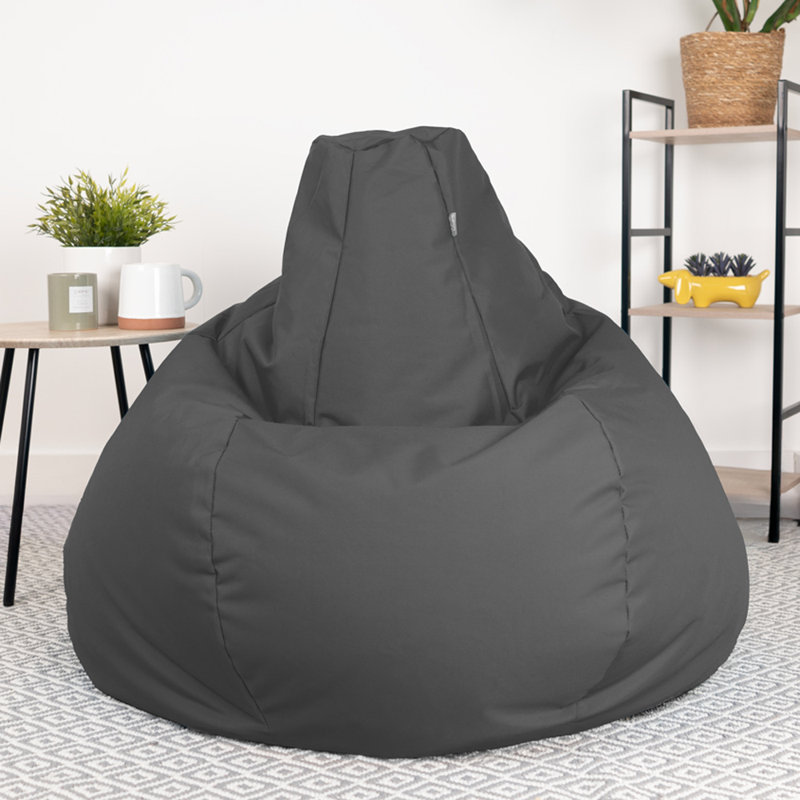 Giant Adult Bean Bag - Pre Filled Wipe Clean - Comfortable And Stylish Lounger Armchair - Machine Washable Seat For Living Room, Patio, Bedroom 68 (W) X112 (H) Cm